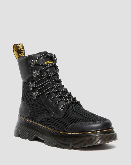 Black Men's Dr Martens Tarik Toe Guard Ankle Boots | 018234-ZET