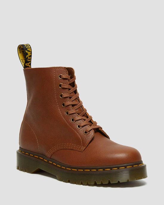 Brown Inuck Men's Dr Martens 1460 Pascal Bex Leather Ankle Boots | 571620-ZKQ