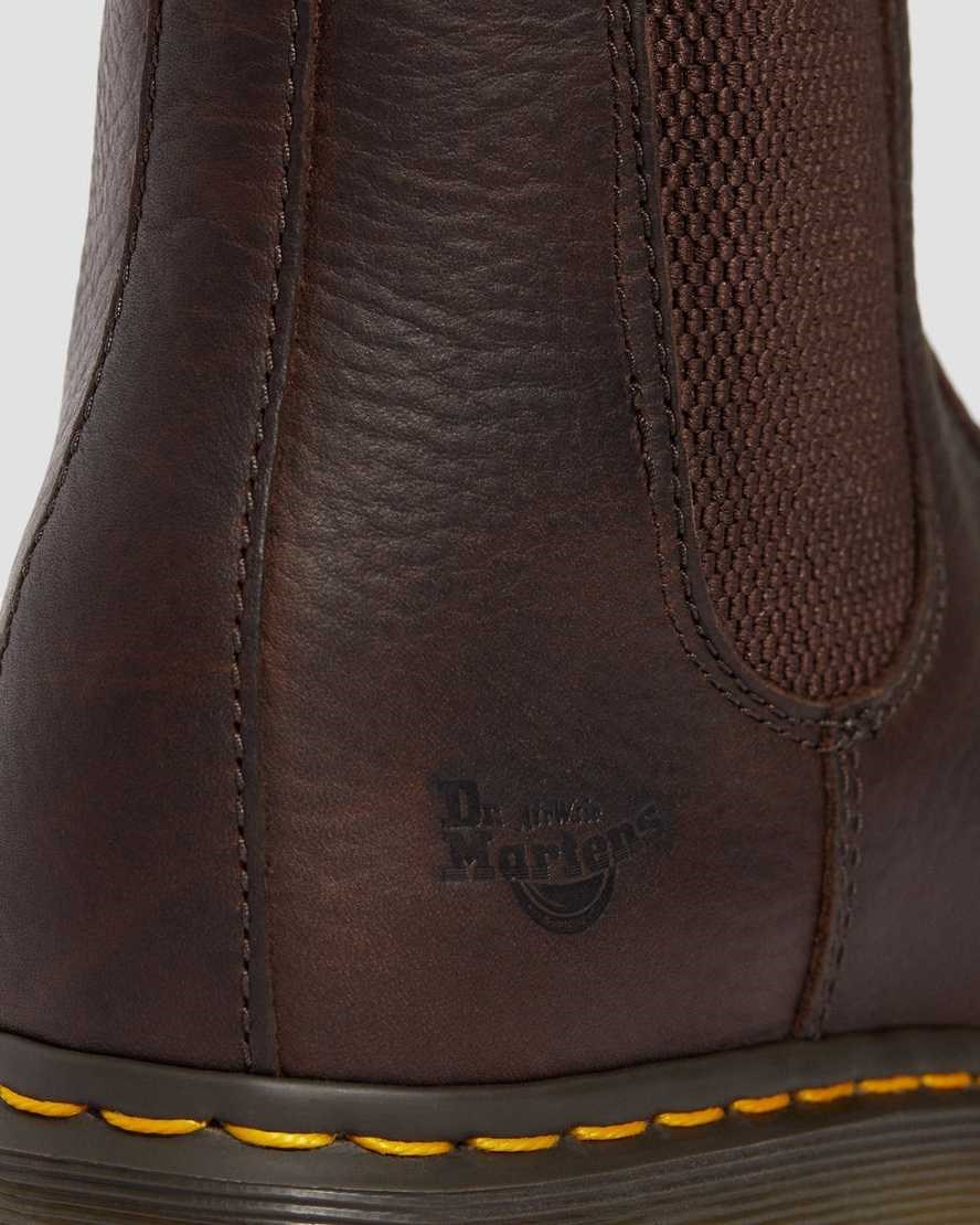 Bark Industrial Bear Men's Dr Martens Fellside Chelsea Work Ankle Boots | 079581-TBW