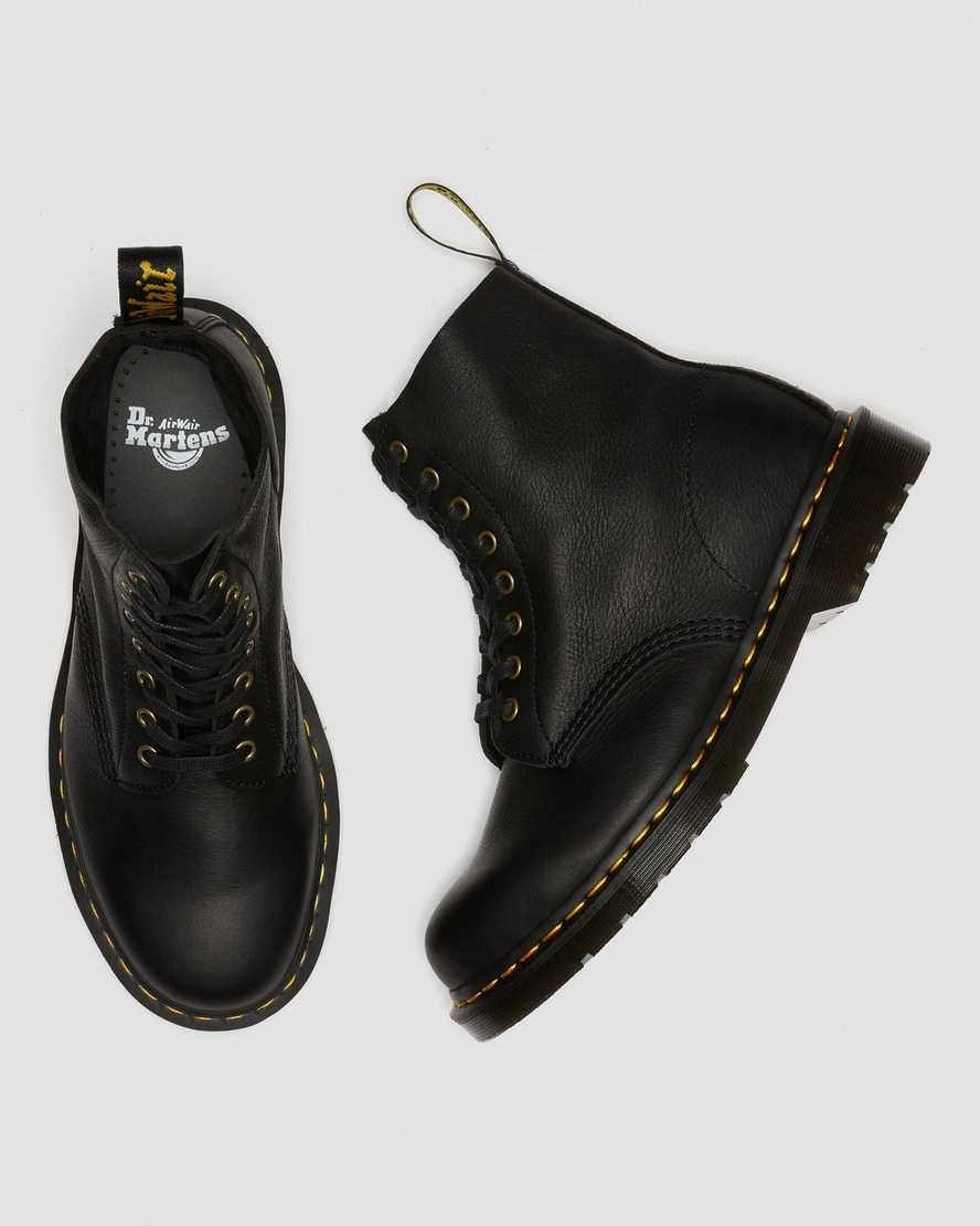 Black Ambassador Men's Dr Martens 1460 Pascal Ambassador Leather Ankle Boots | 248056-IHR