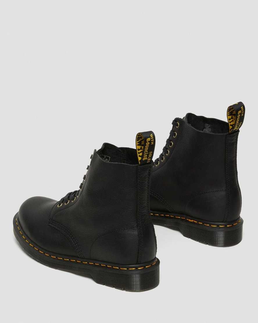 Black Ambassador Men's Dr Martens 1460 Pascal Ambassador Leather Ankle Boots | 248056-IHR