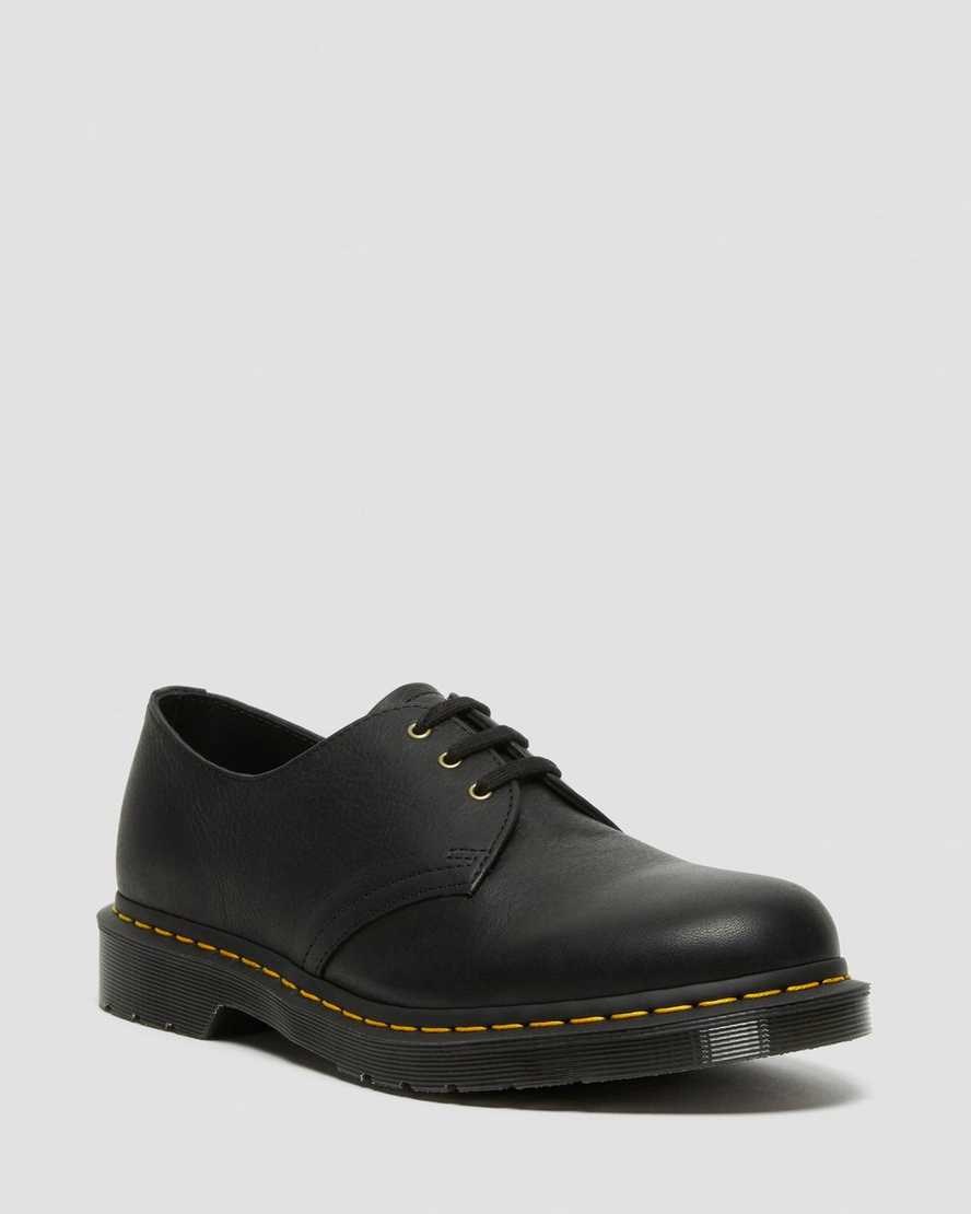 Black Ambassador Men\'s Dr Martens 1461 Ambassador Leather Oxford Shoes | 498276-CSE