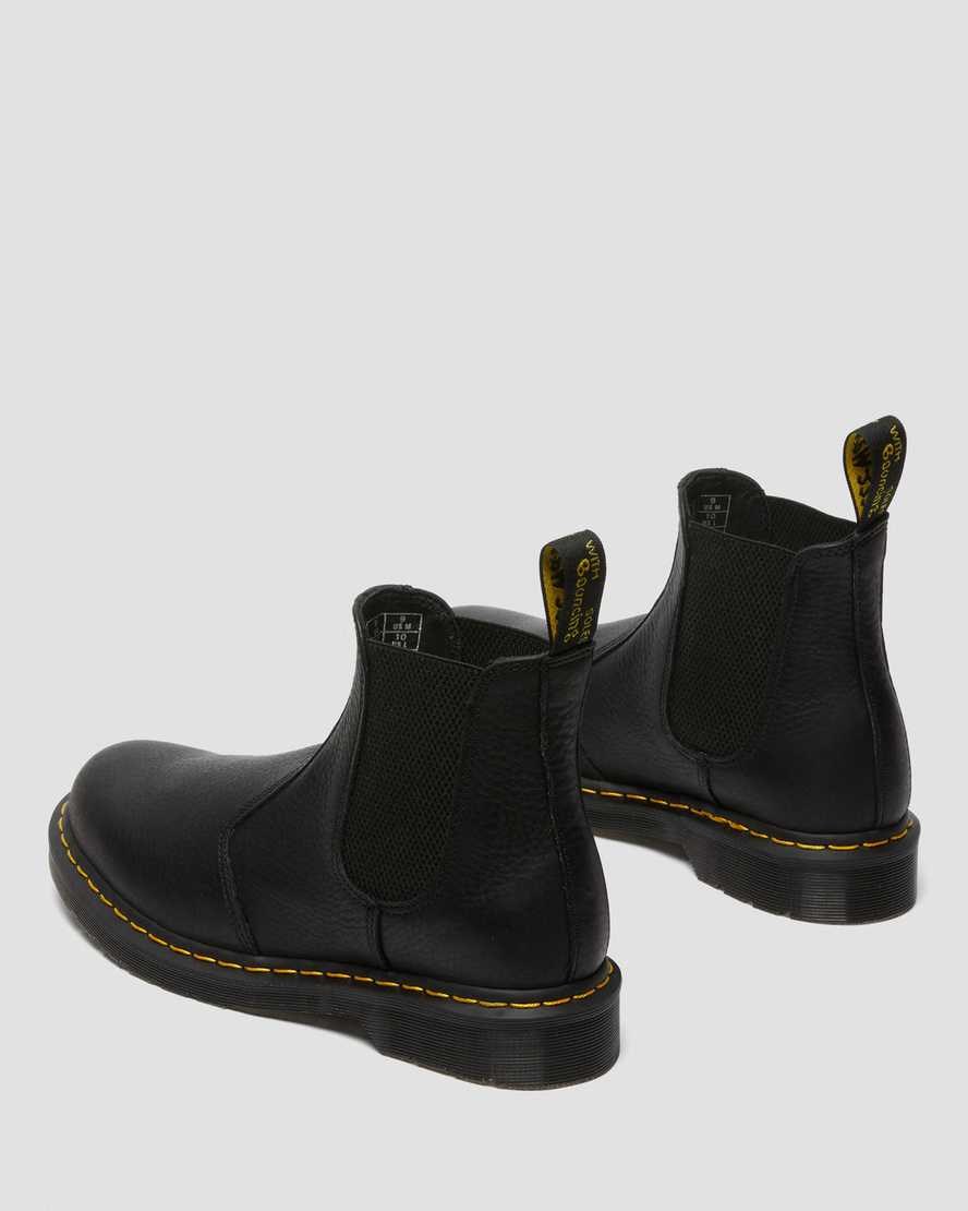 Black Ambassador Men's Dr Martens 2976 Ambassador Leather Ankle Boots | 736095-FAH