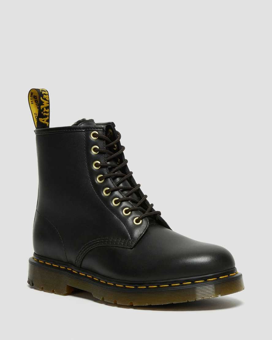 Black Blizzard Wp Men\'s Dr Martens 1460 DM\'s Wintergrip Leather Ankle Boots | 508321-LSK