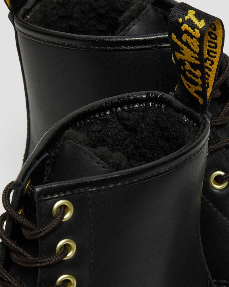 Black Blizzard Wp Women's Dr Martens 1460 DM's Wintergrip Leather Ankle Boots | 604378-GPL