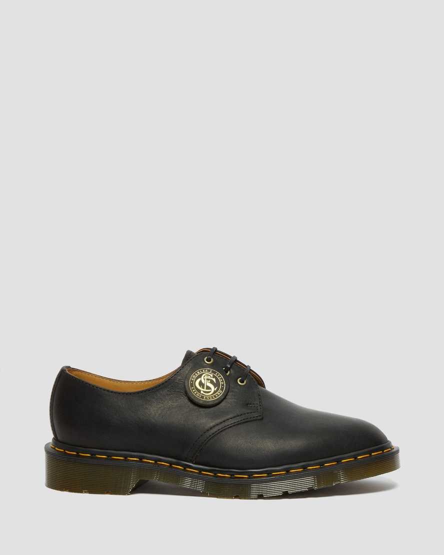 Black Classic Oiled Shoulder Women's Dr Martens 1461 Made in England Classic Oil Leather Oxford Shoes | 345168-VOI