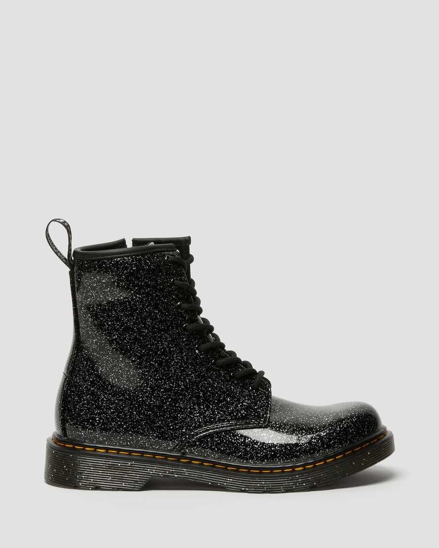 Black Cosmic Glitter Kids' Dr Martens Youth 1460 Glitter Lace Up Boots | 256197-VAQ