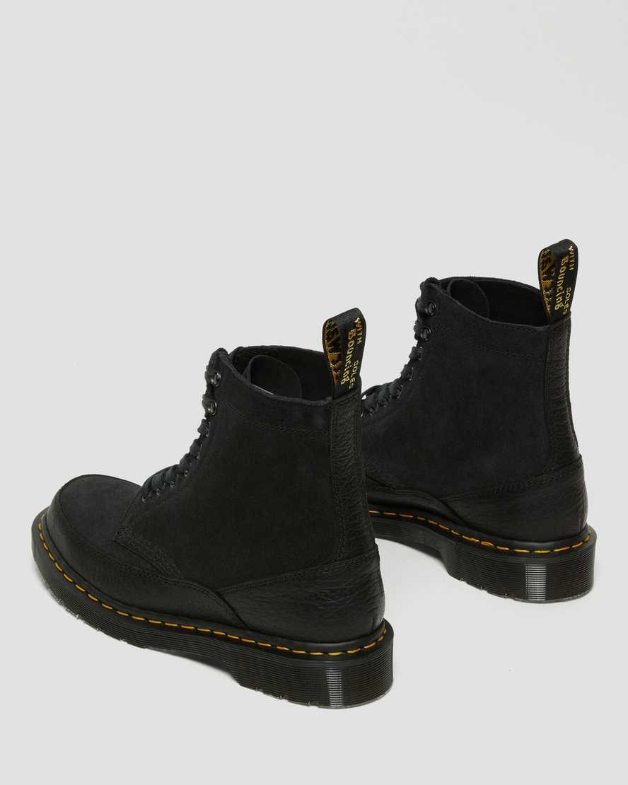 Black Durango Men's Dr Martens 1460 Guard Made in England Leather Ankle Boots | 603752-VKE