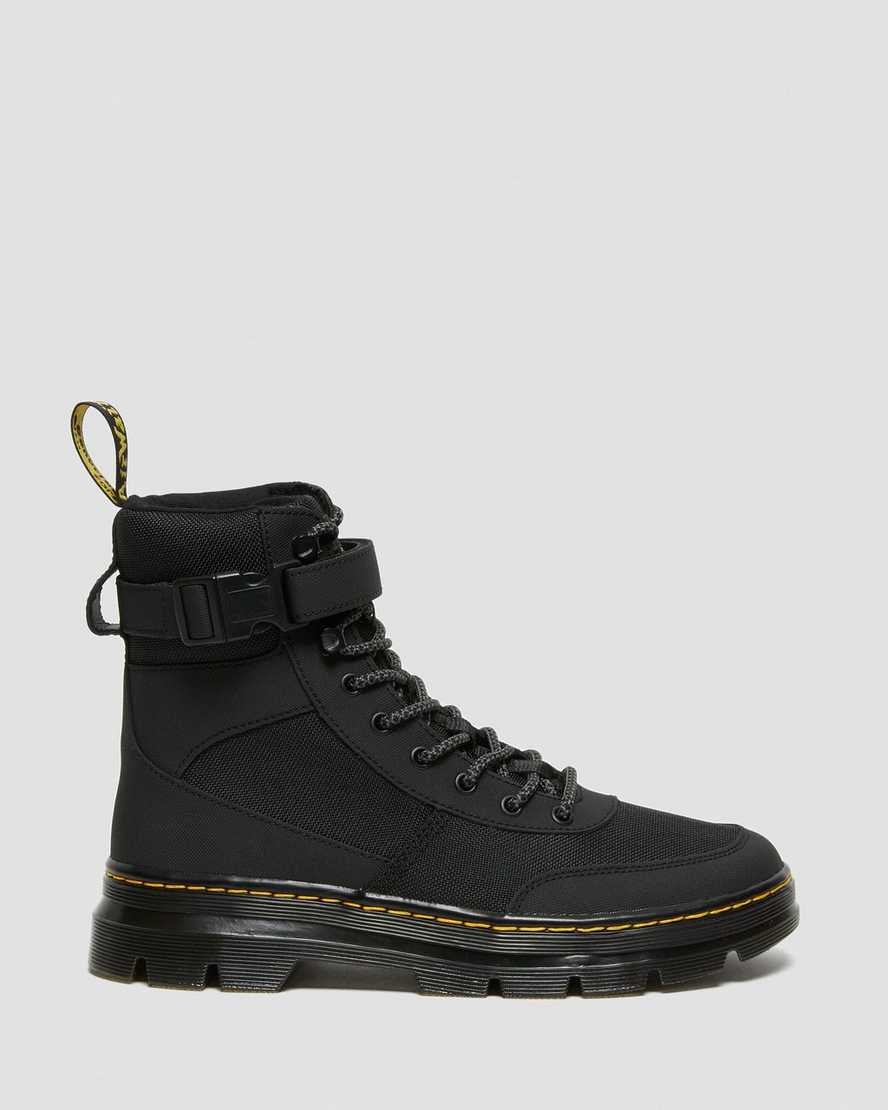 Black Extra Tough Nylon Men's Dr Martens Combs Tech Extra Tough Poly Lace Up Boots | 107932-HJW