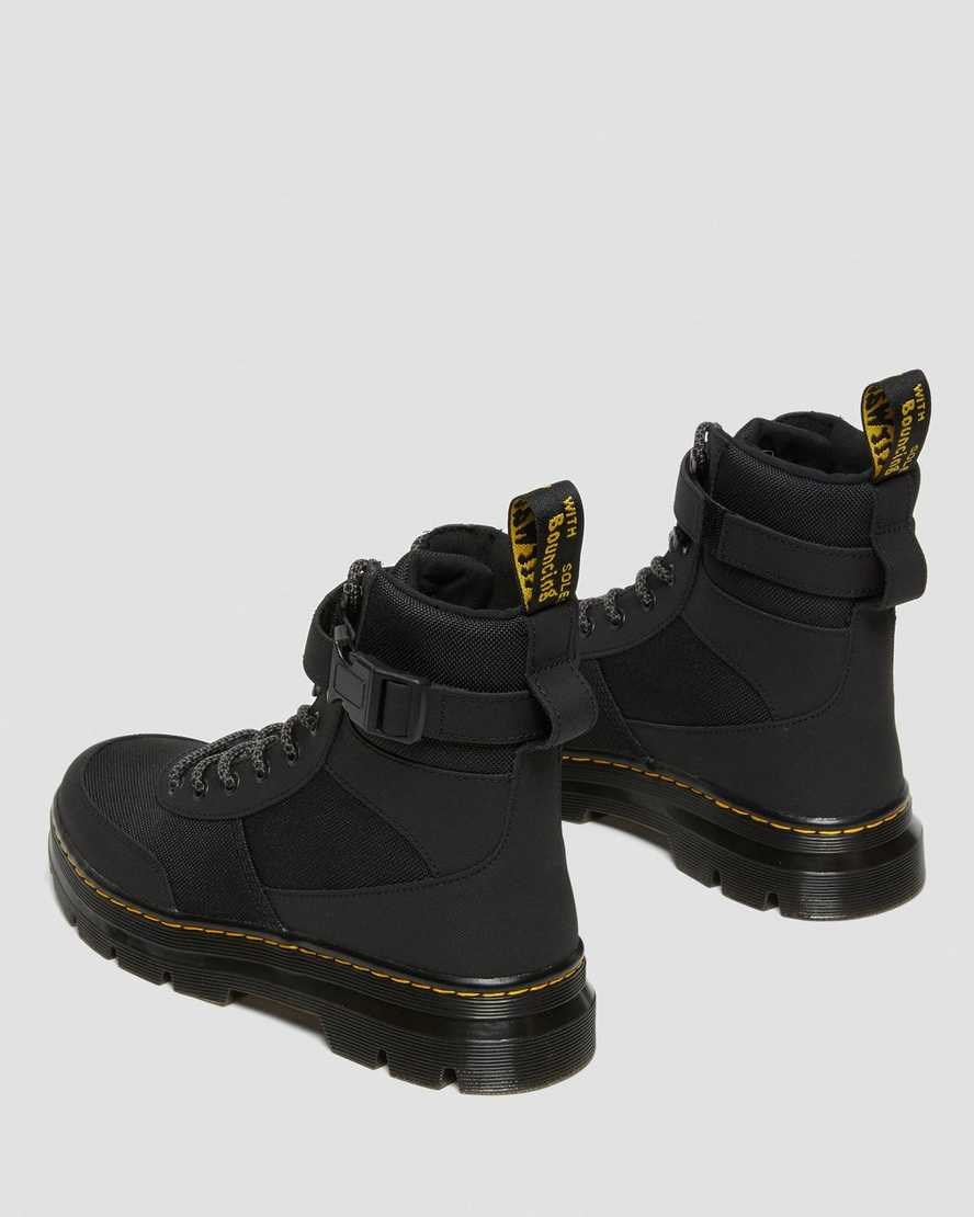 Black Extra Tough Nylon Men's Dr Martens Combs Tech Extra Tough Poly Utility Boots | 328457-MWS