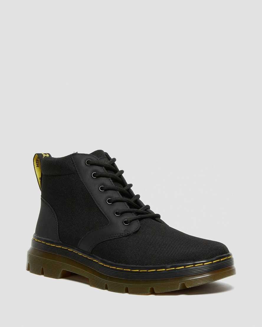 Black Extra Tough Poly Men\'s Dr Martens Bonny Poly Lace Up Boots | 029781-RYT