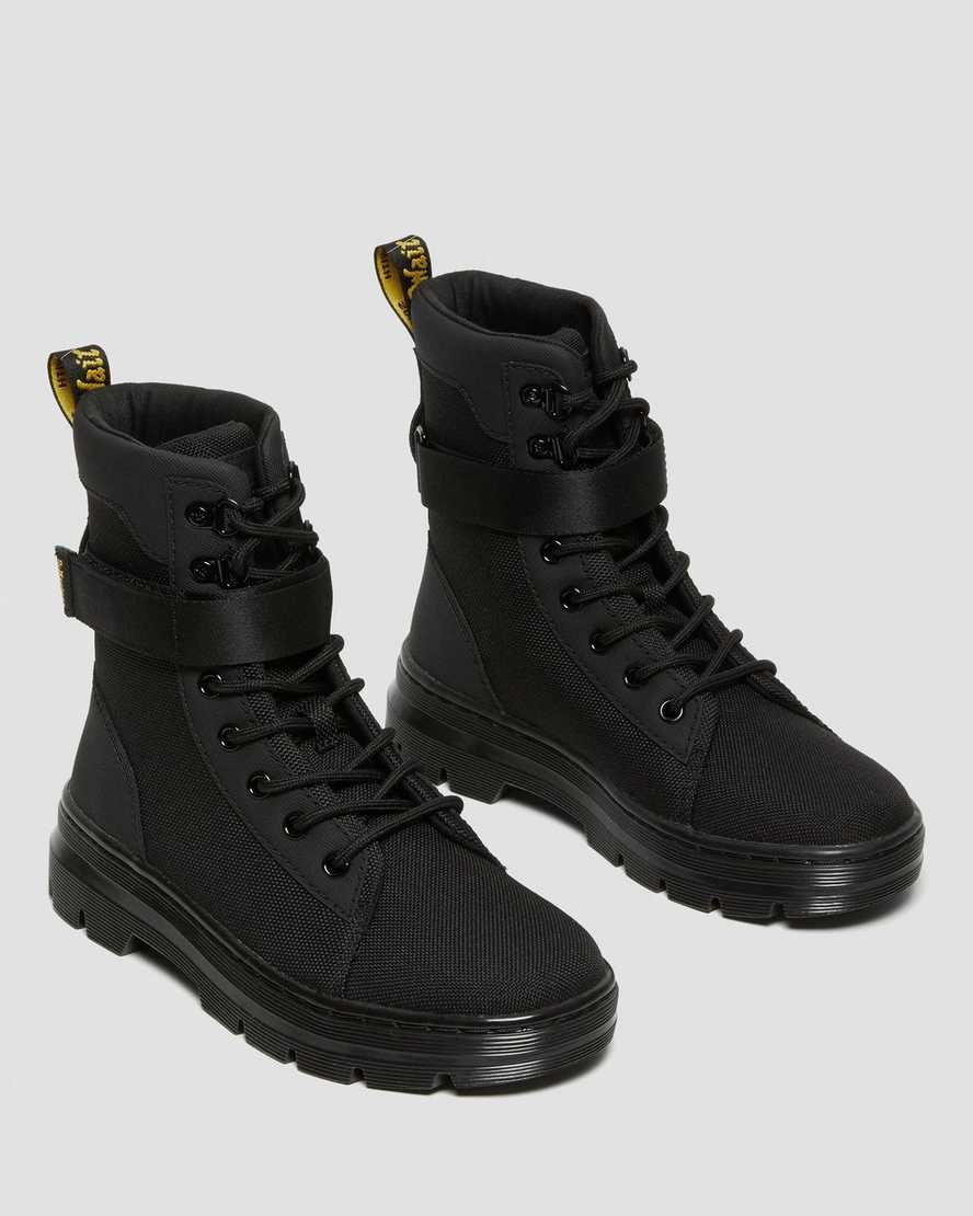 Black Extra Tough Poly Women's Dr Martens Combs Tech Extra Tough Lace Up Boots | 512684-QZF