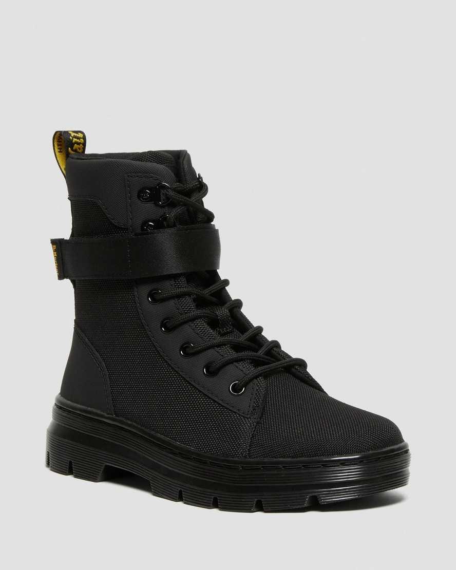 Black Extra Tough Poly Women's Dr Martens Combs Tech Extra Tough Lace Up Boots | 512684-QZF