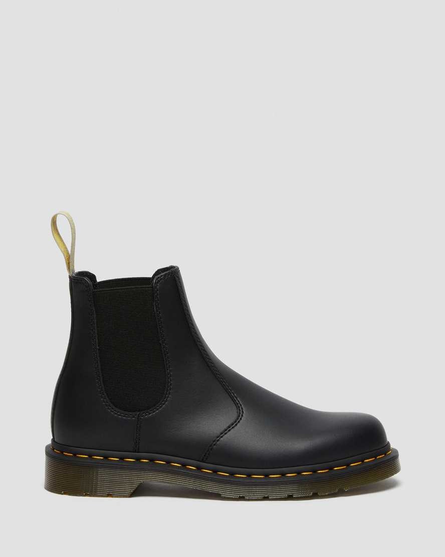 Black Felix Rub Off Men's Dr Martens Vegan 2976 Felix Ankle Boots | 096724-ZUT