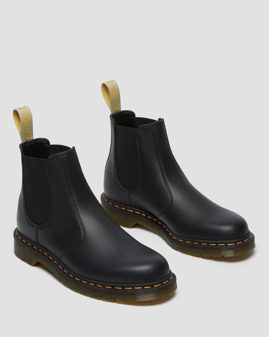 Black Felix Rub Off Men's Dr Martens Vegan 2976 Felix Ankle Boots | 096724-ZUT