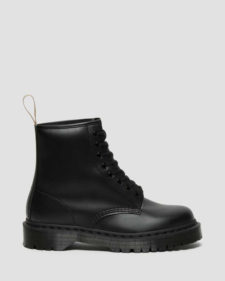 Black Felix Rub Off Men's Dr Martens Vegan 1460 Bex Mono Ankle Boots | 372906-JHI