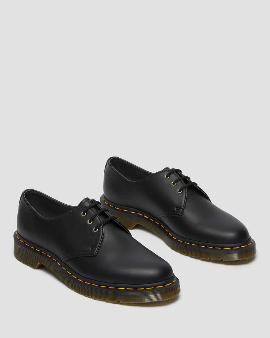 Black Felix Rub Off Men's Dr Martens Vegan 1461 Felix Oxford Shoes | 742301-MNK