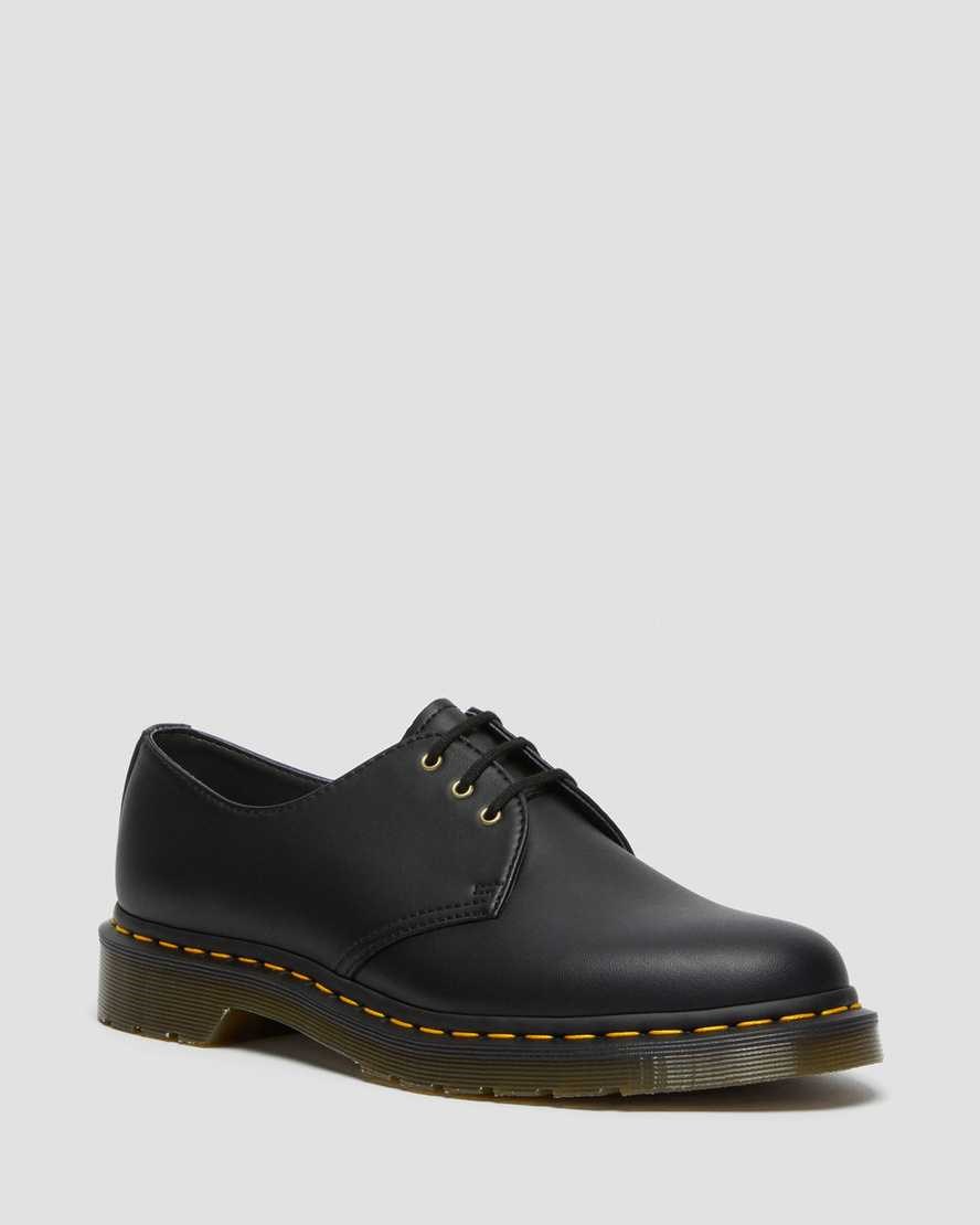 Black Felix Rub Off Men\'s Dr Martens Vegan 1461 Felix Oxford Shoes | 742301-MNK