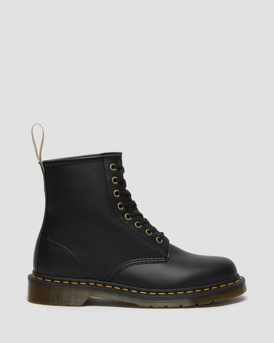 Black Felix Rub Off Women's Dr Martens Vegan 1460 Felix Lace Up Boots | 486957-REA