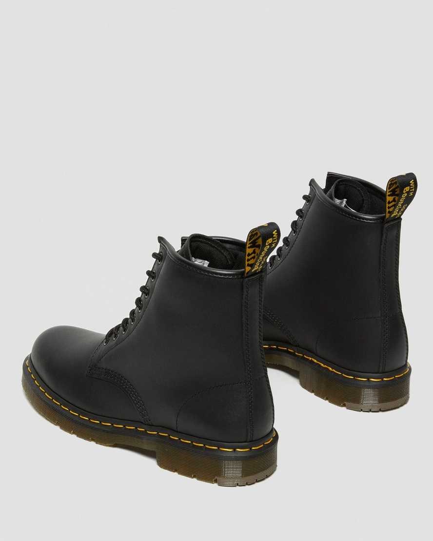 Black Industrial Full Grain Women's Dr Martens 1460 Slip Resistant Leather Lace Up Boots | 960238-EYZ