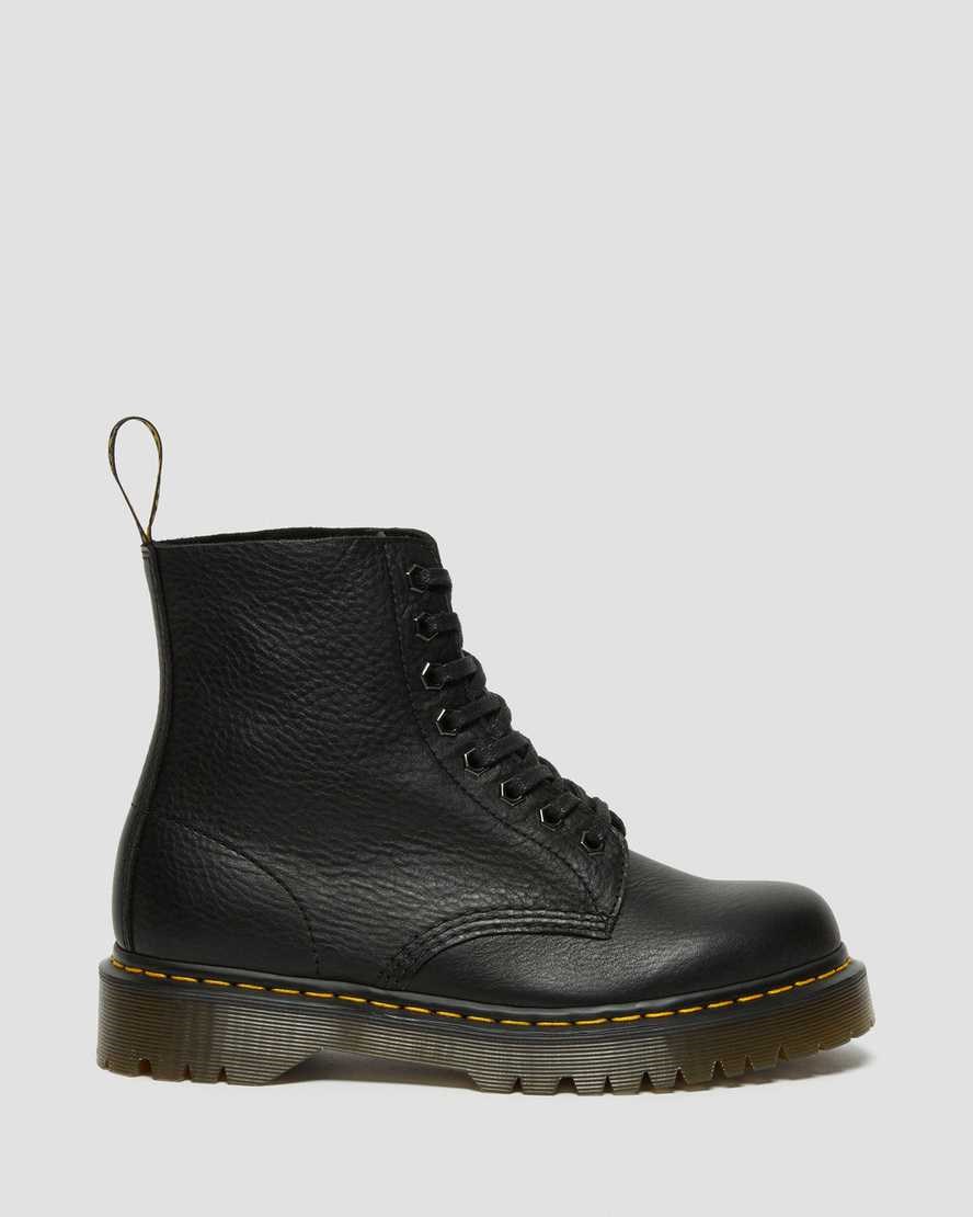 Black Inuck Men's Dr Martens 1460 Pascal Bex Leather Ankle Boots | 682410-RES