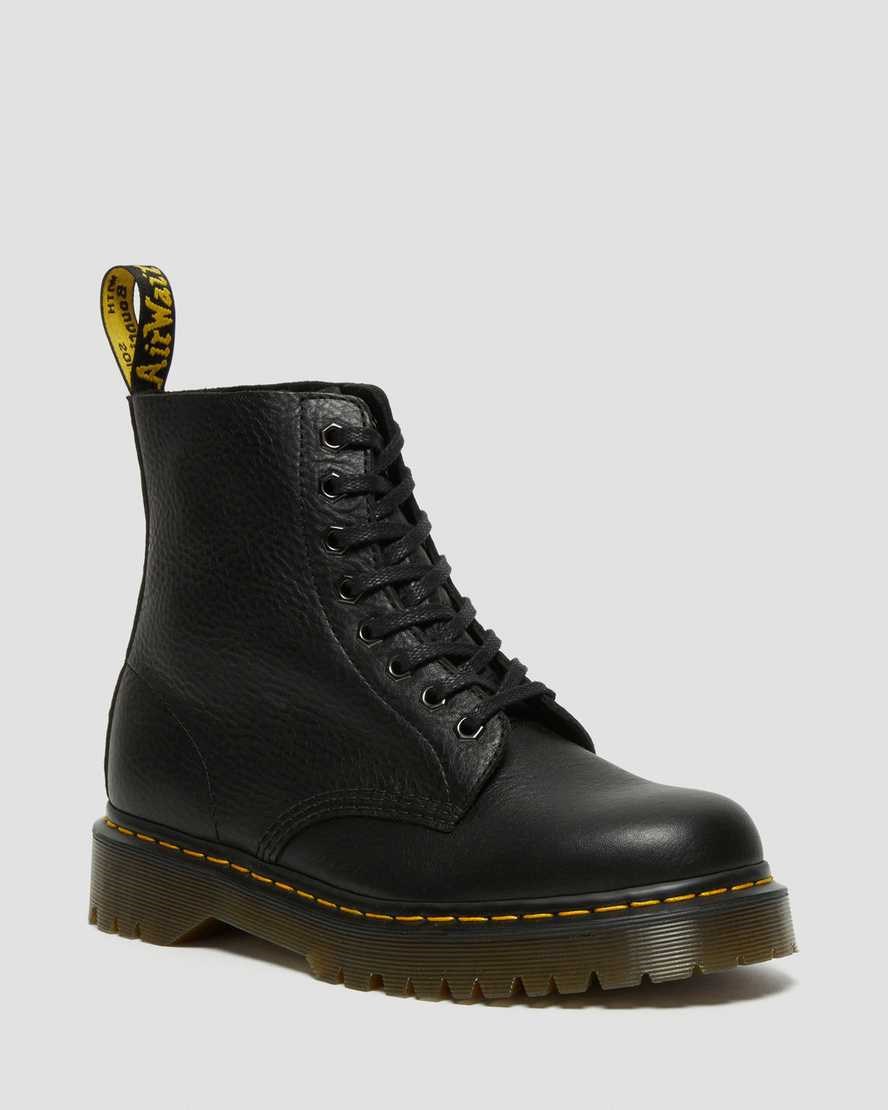 Black Inuck Men's Dr Martens 1460 Pascal Bex Leather Ankle Boots | 682410-RES