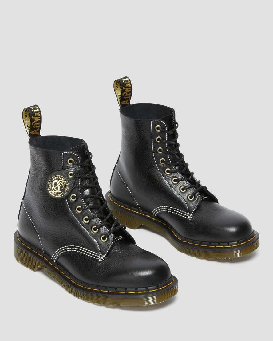 Black Kudu Classic Men's Dr Martens 1460 Pascal Made in England Classic Leather Lace Up Boots | 348602-SDX