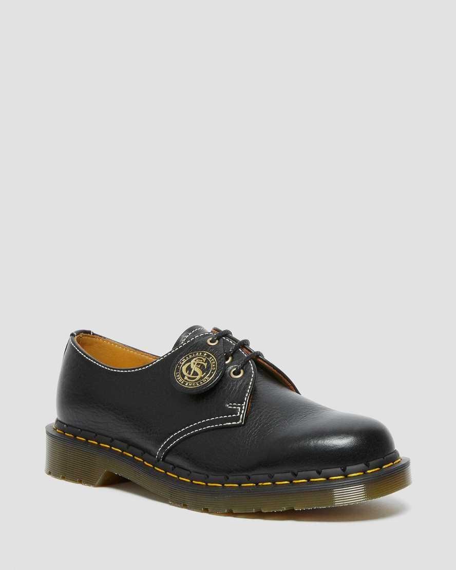 Black Kudu Classic Women\'s Dr Martens 1461 Made in England Classic Leather Oxford Shoes | 089521-OTK