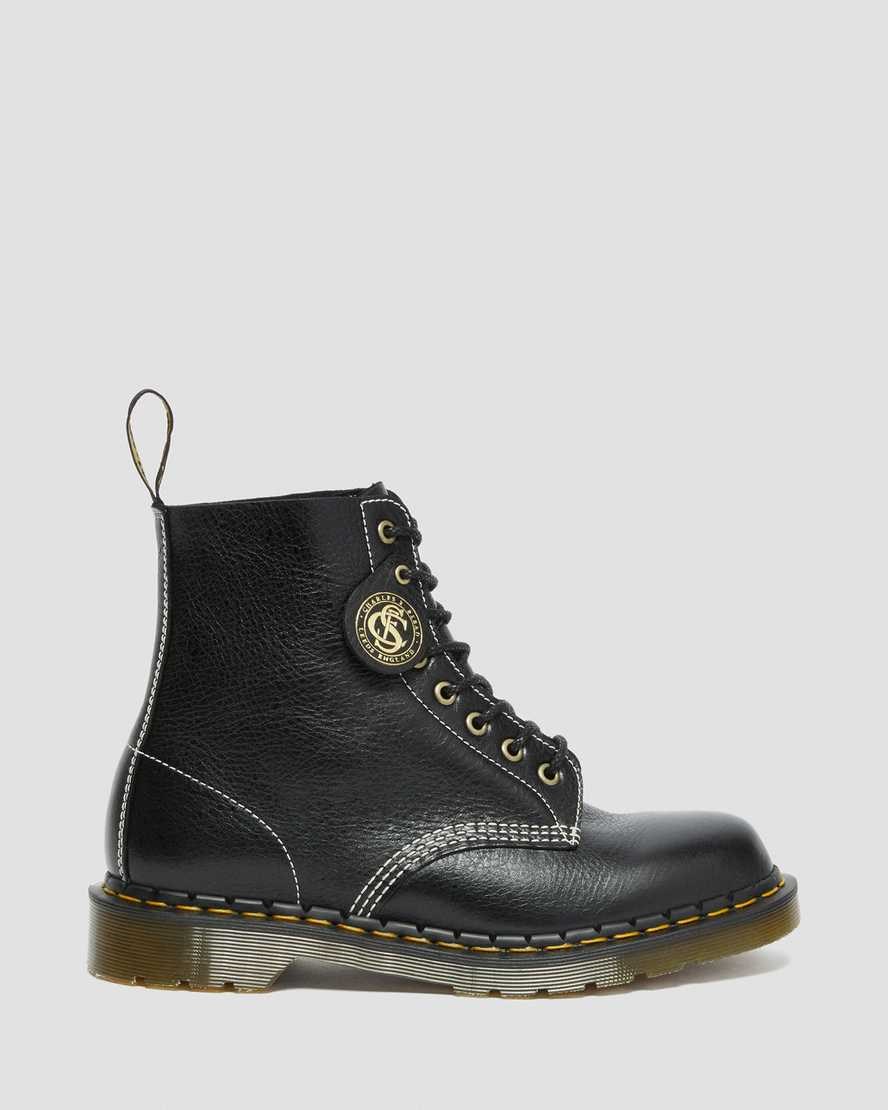 Black Kudu Classic Women's Dr Martens 1460 Pascal Made in England Classic Leather Lace Up Boots | 746023-SRN