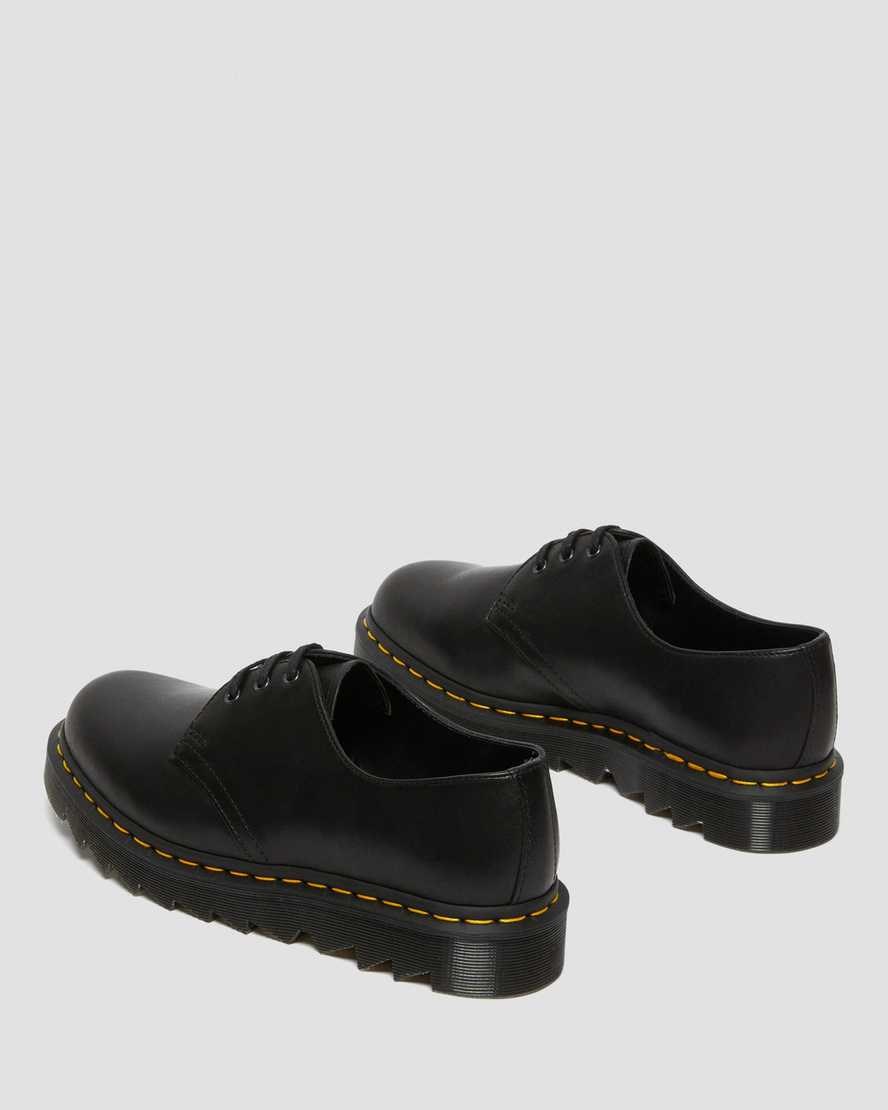 Black Luxor Men's Dr Martens 1461 Ziggy Leather Oxford Shoes | 972638-VQE