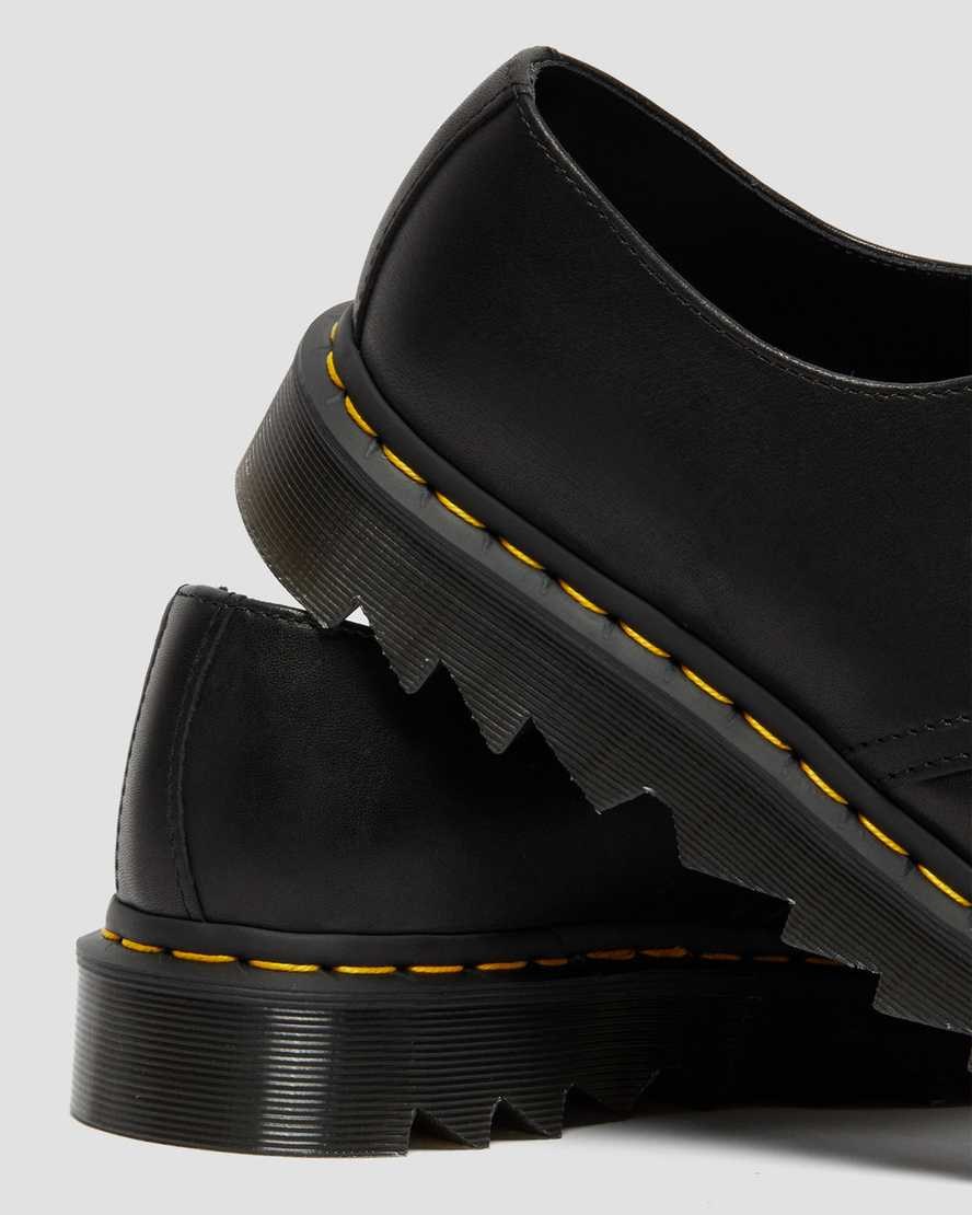 Black Luxor Men's Dr Martens 1461 Ziggy Leather Oxford Shoes | 972638-VQE