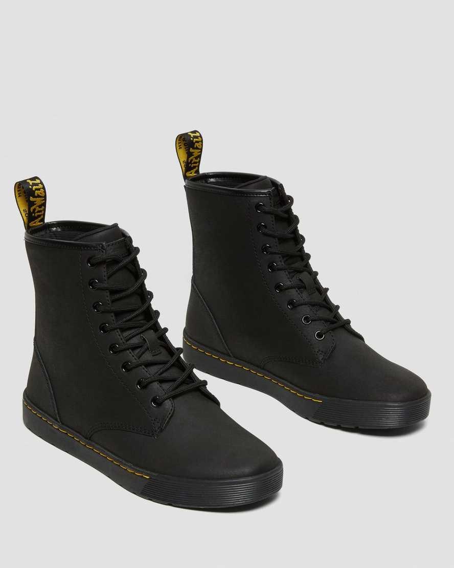 Black Men's Dr Martens Cairo Leather Ankle Boots | 453671-ZLU