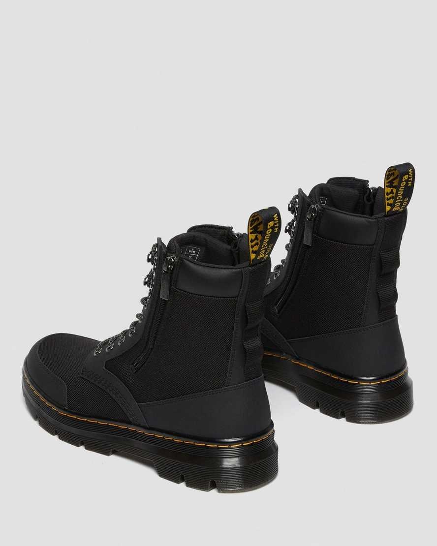 Black Men's Dr Martens Combs Zip Up Boots | 697081-RVQ