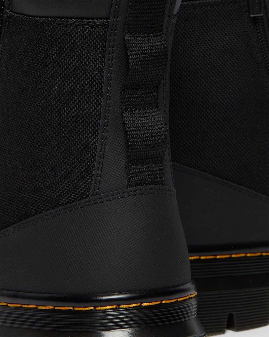 Black Men's Dr Martens Combs Zip Up Boots | 697081-RVQ