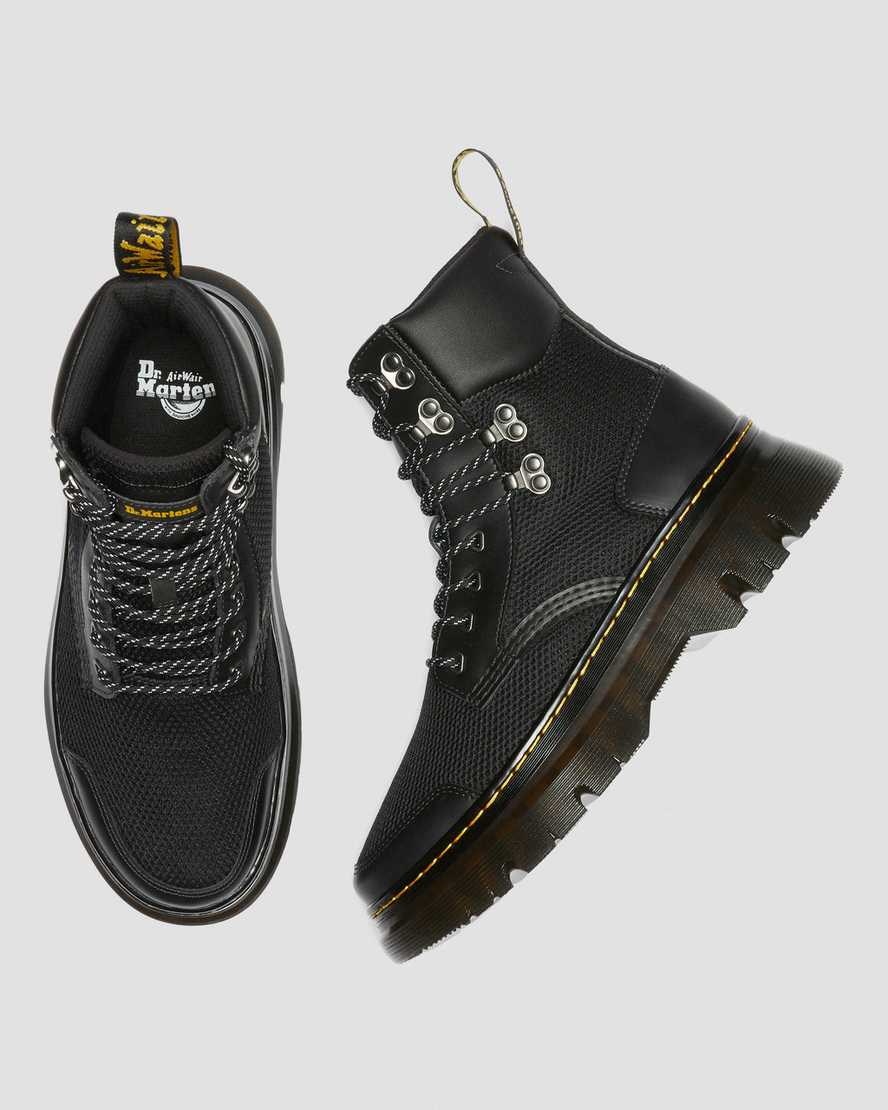 Black Men's Dr Martens Tarik Toe Guard Ankle Boots | 018234-ZET