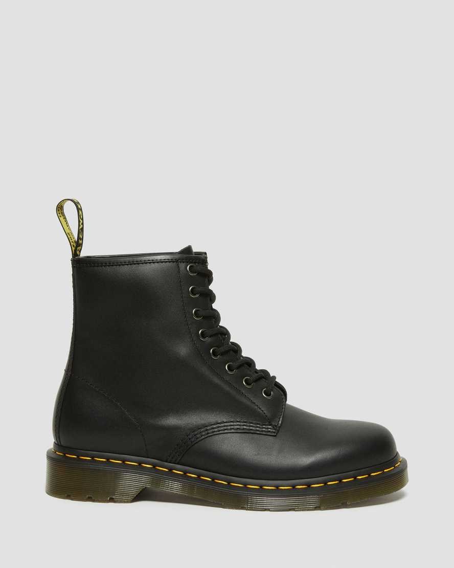 Black Nappa Men's Dr Martens 1460 Nappa Leather Ankle Boots | 086253-UYB