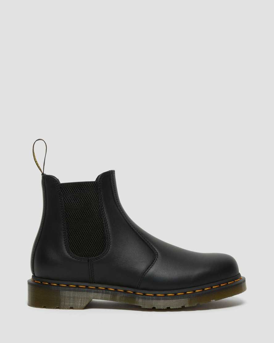 Black Nappa Men's Dr Martens 2976 Nappa Leather Chelsea Boots | 935201-VQC