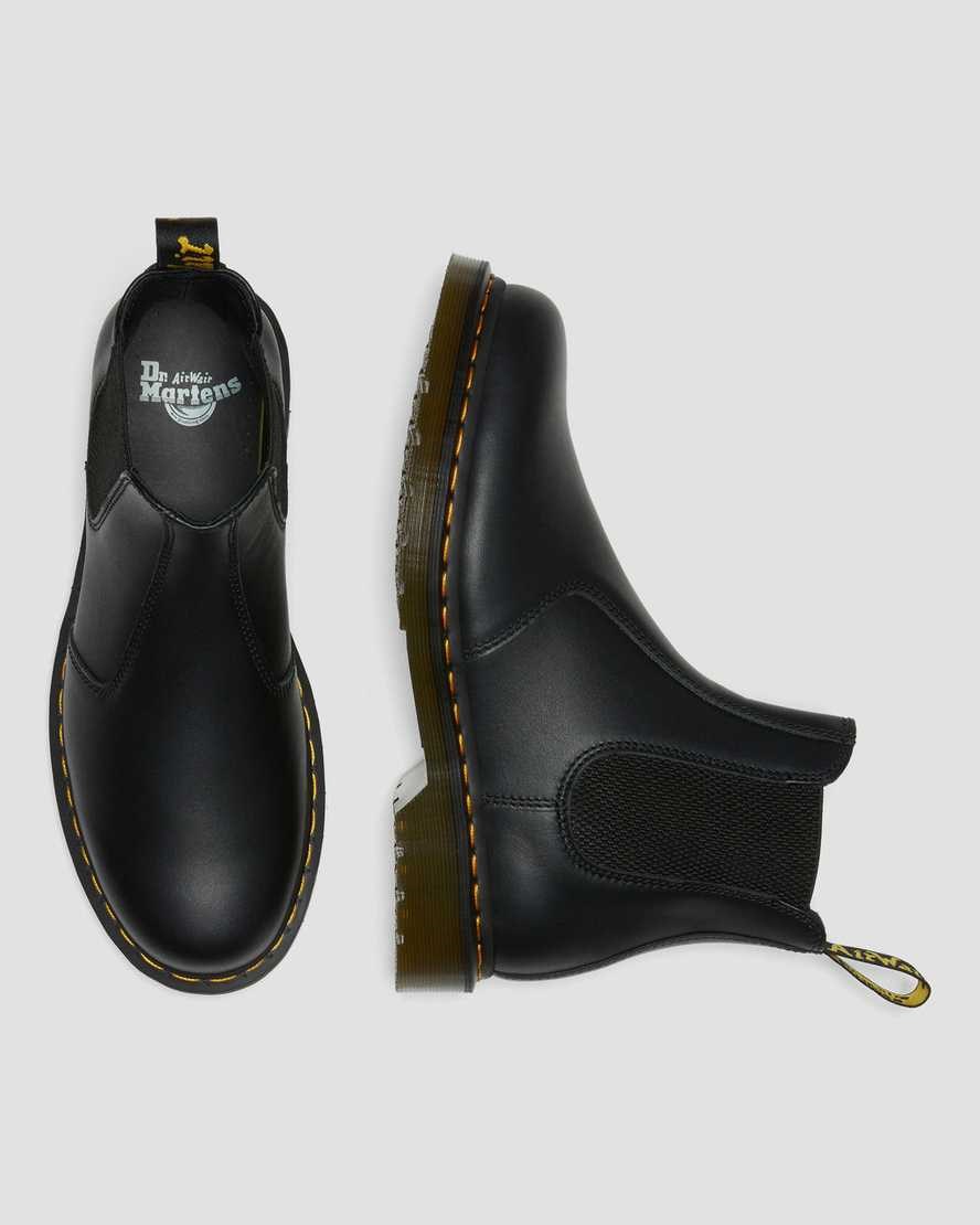 Black Nappa Women's Dr Martens 2976 Nappa Leather Chelsea Boots | 824397-JLI