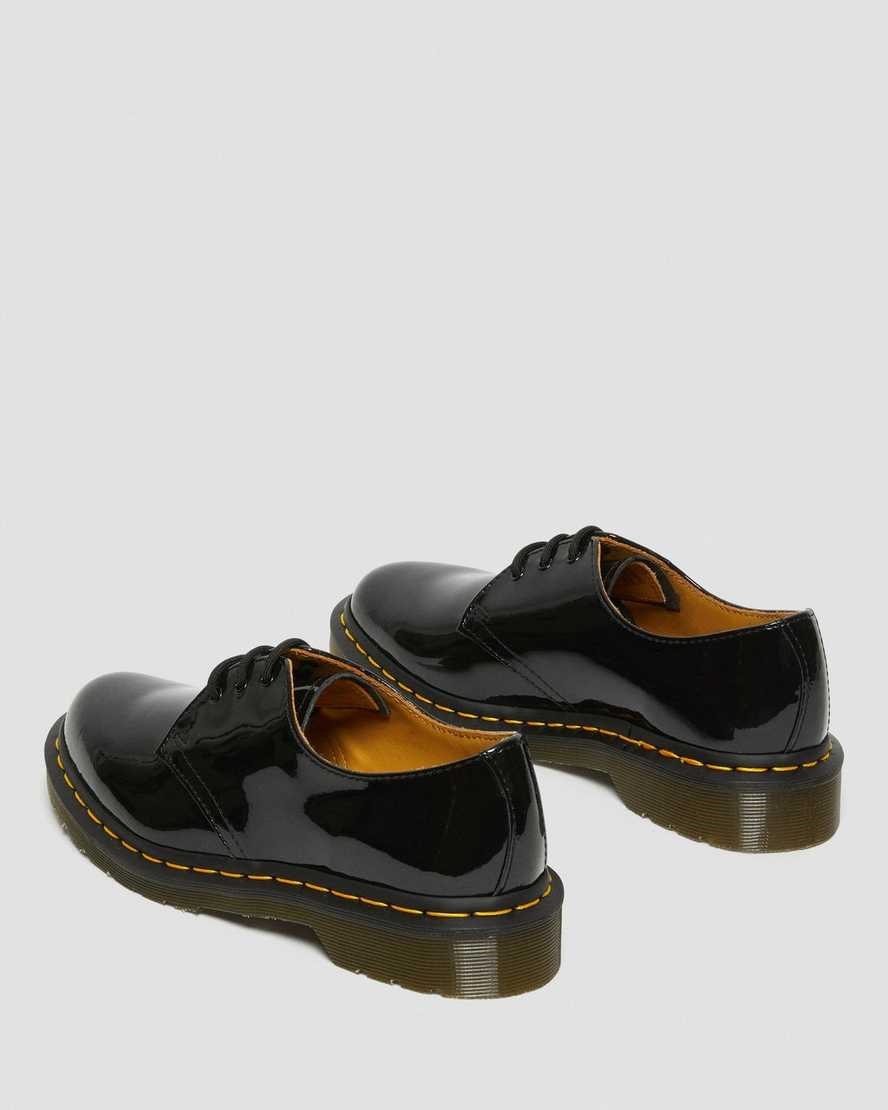 Black Patent Lamper Women's Dr Martens 1461 Patent Leather Patent Shoes | 438950-INA