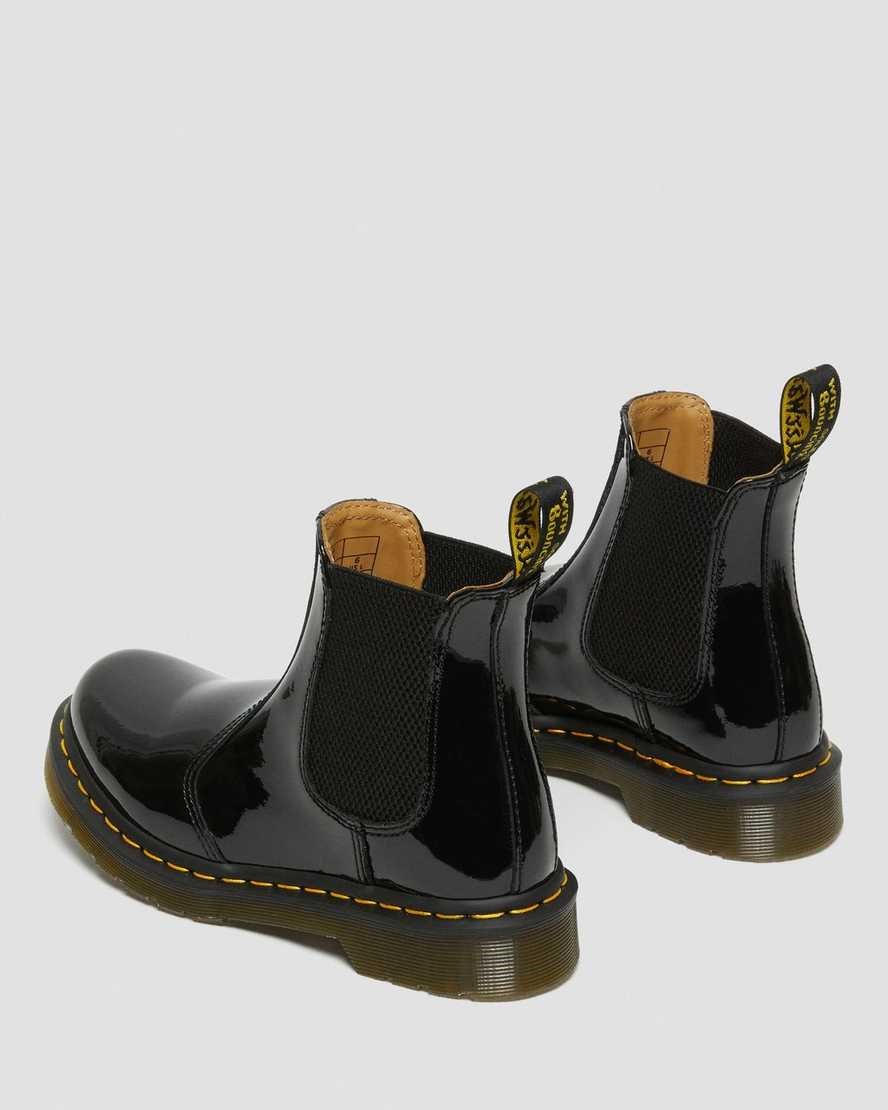 Black Patent Lamper Women's Dr Martens 2976 Patent Leather Patent Boots | 409362-JIW