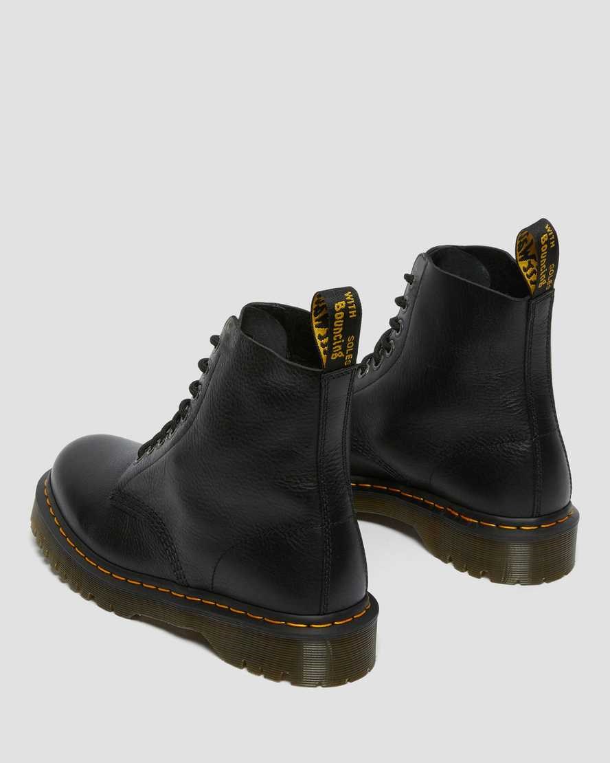 Black Pisa Men's Dr Martens 1460 Pascal Bex Pisa Leather Lace Up Boots | 450876-AQS