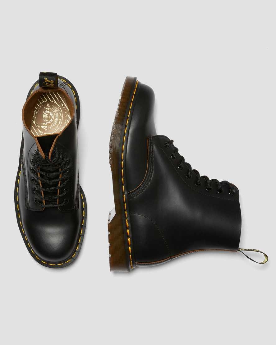 Black Quilon Men's Dr Martens 1460 Vintage Made in England Ankle Boots | 127396-IQL