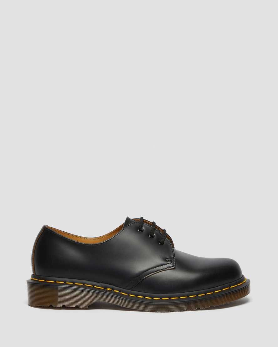 Black Quilon Women's Dr Martens 1461 Vintage Made in England Oxford Shoes | 508341-WUT