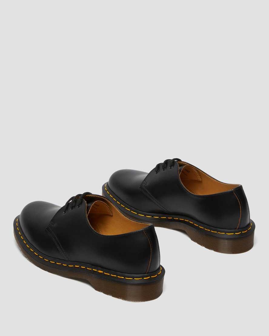 Black Quilon Women's Dr Martens 1461 Vintage Made in England Oxford Shoes | 508341-WUT