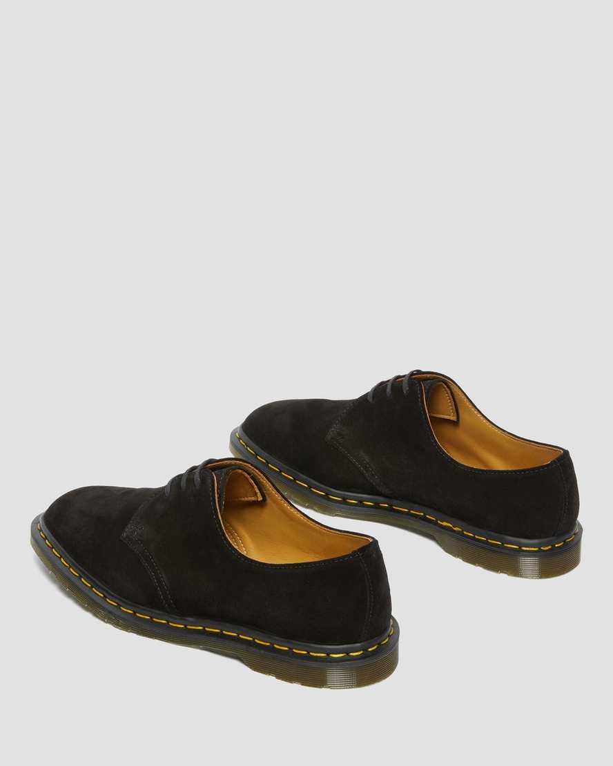 Black Repello Calf Suede Women's Dr Martens Archie II Made in England Suede Oxford Shoes | 862701-UMN