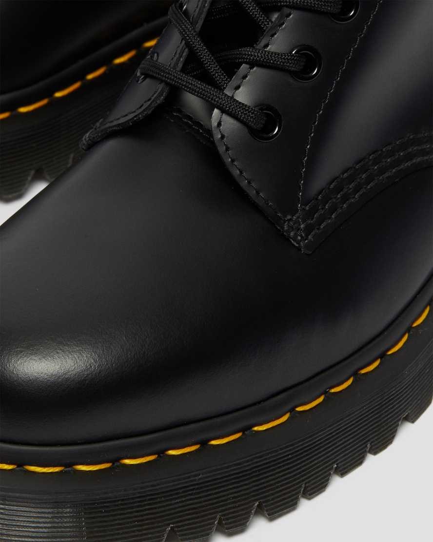 Black Smooth Leather Women's Dr Martens 1490 Bex Smooth Leather Lace Up Boots | 201589-NVJ