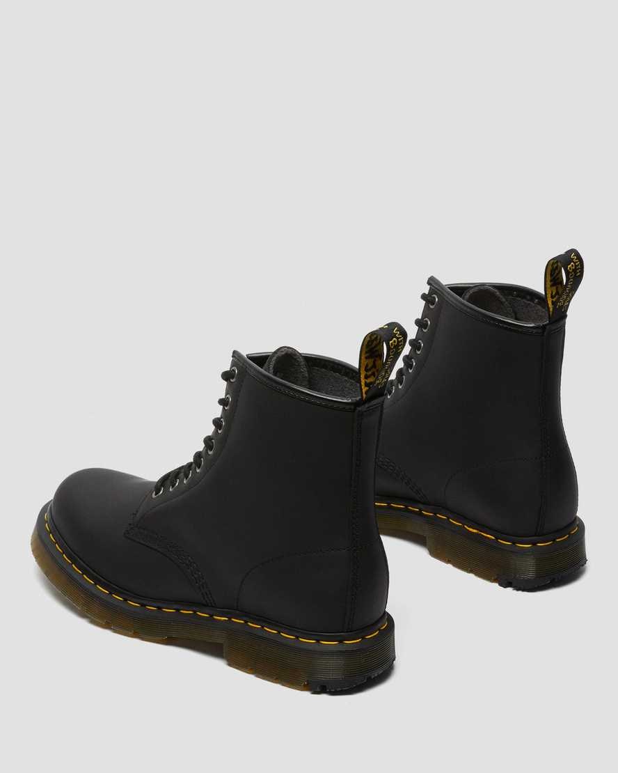 Black Snowplow Men's Dr Martens 1460 DM's Wintergrip Lace Up Boots | 032476-SFC