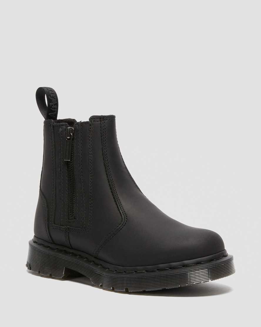 Black Snowplow Women's Dr Martens 2976 DM's Wintergrip Zip Chelsea Boots | 831297-PVX