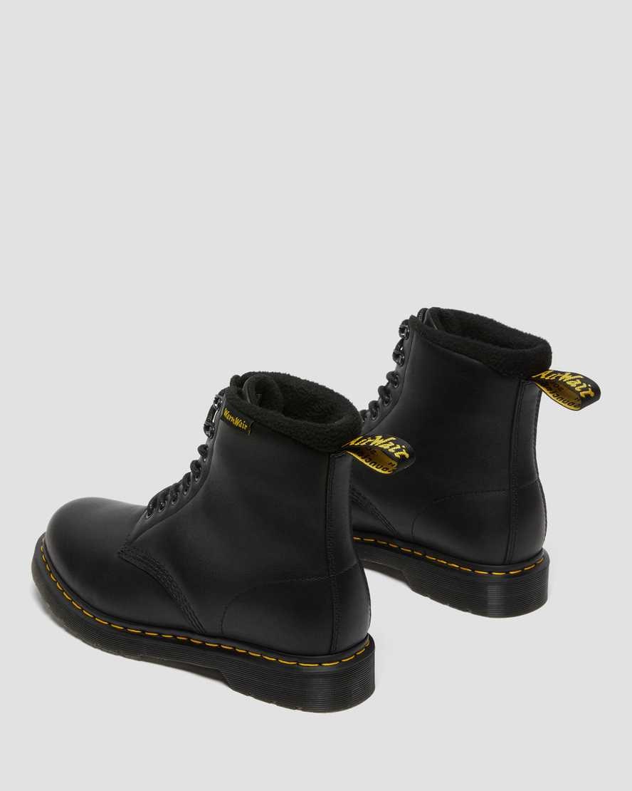 Black Valor Wp Women's Dr Martens 1460 Pascal Warmwair Leather Lace Up Boots | 549123-NID