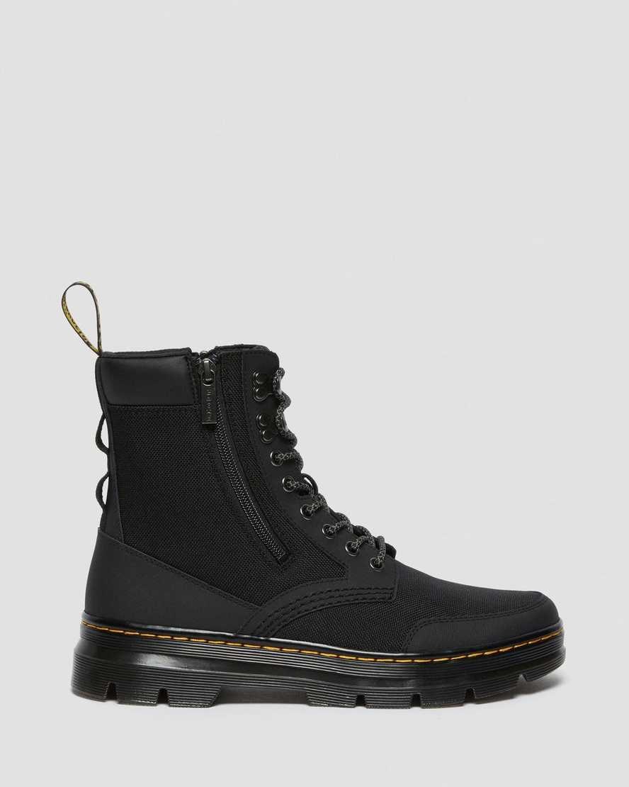 Black Women's Dr Martens Combs Zip Up Boots | 132647-WLG